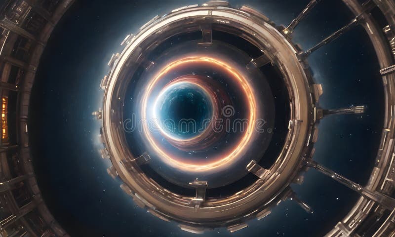Interdimensional Vortex View stock photography