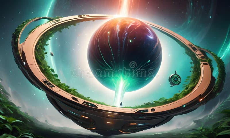Interdimensional Vortex View royalty free stock photos