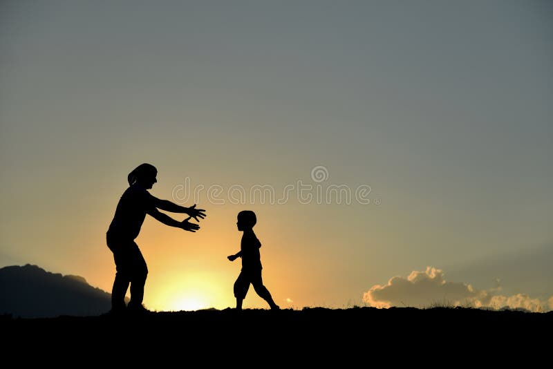Interest and games of the father`s child royalty free stock photography