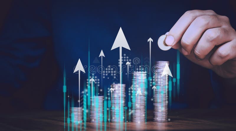 Interest Rate Increase Percent Business Financial Stock Photo - Image