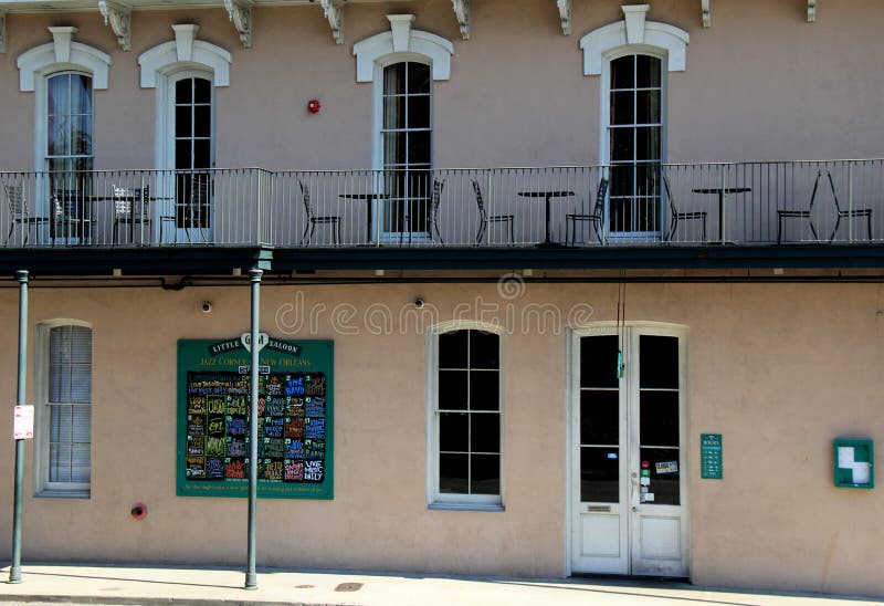 Interesting Architecture and Patios with Railings, New Orleans, 2016