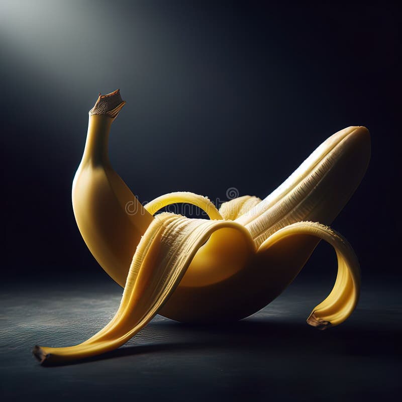 Ilustrare interesantă privind tema bananelor. ai generativ stock illustration