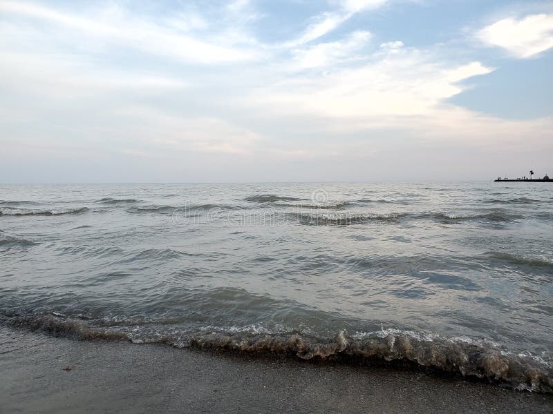 Rolling Waves of Lake Erie