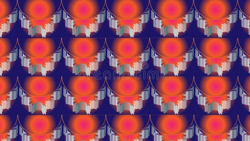 Interesting unusual colorful unique background stock illustration