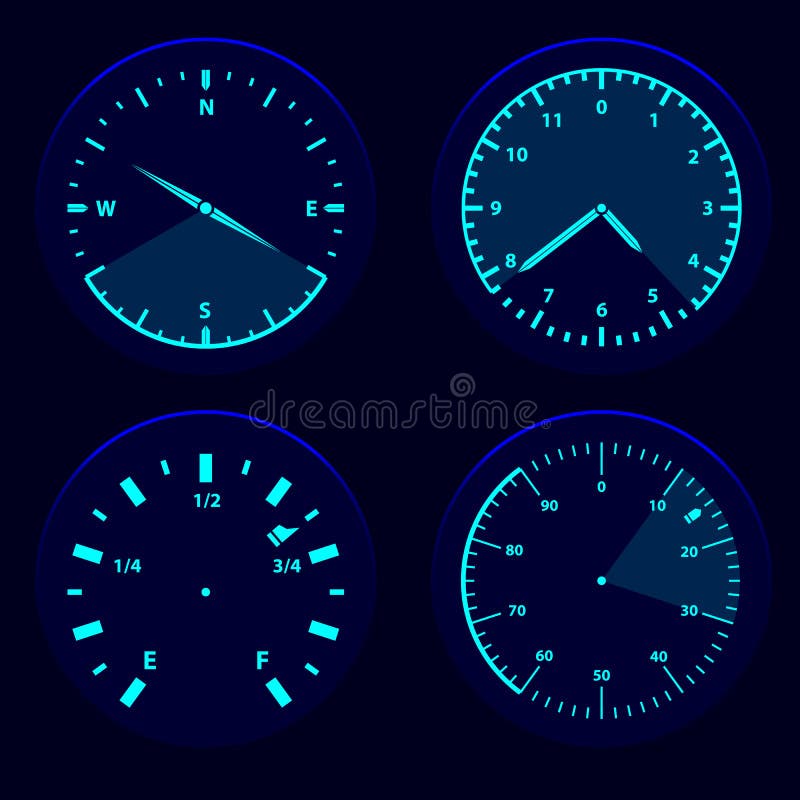Interface de utilizador futurista HUD ilustração stock Interface de utilizador futurista HUD ilustração stock