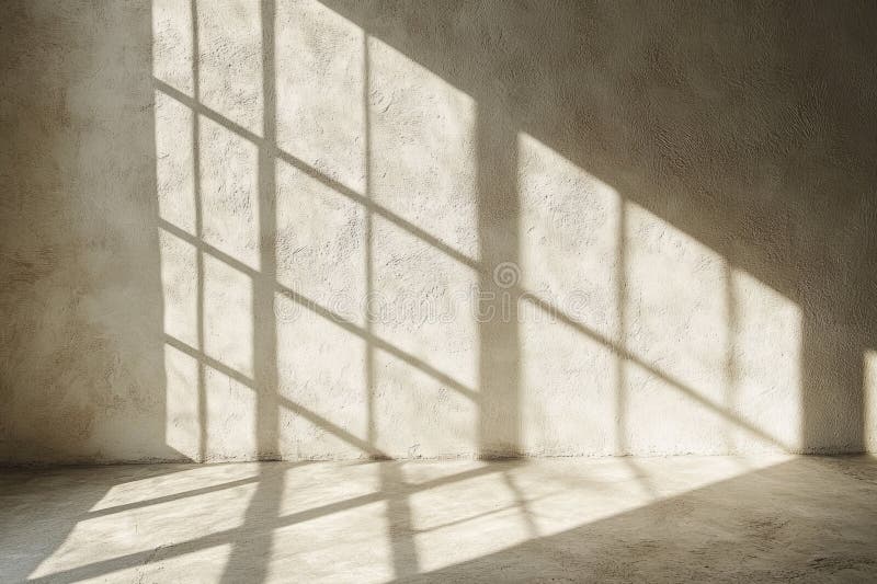 Interieur Zimmer mit Fenster und Wand lizenzfreie stockfotos