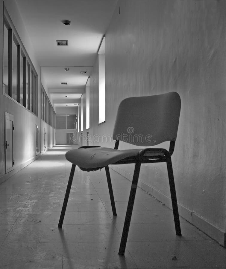 Interior abandoned hospital stock images