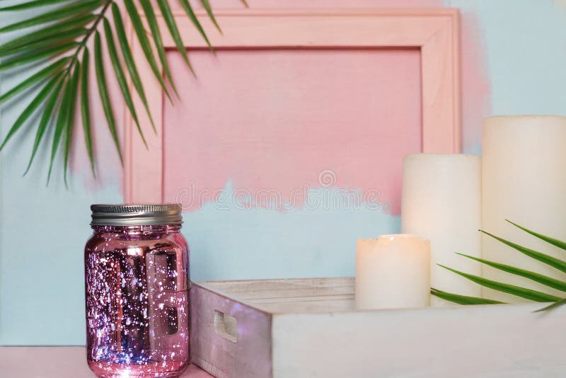 Interior Accessories on the Table Stock Image Image of floral, girly 178595651