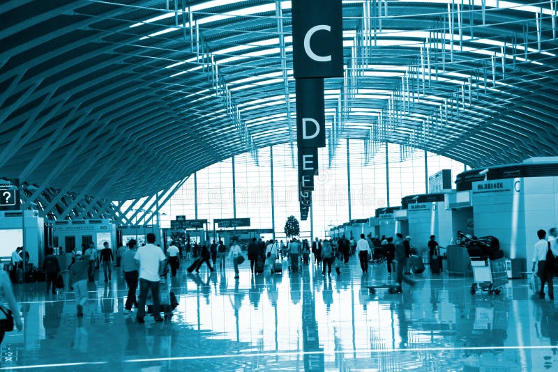 Interior of the airport