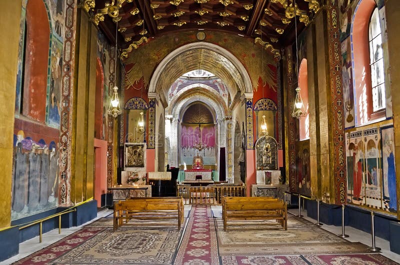 Interior of the Armenian Cathedral