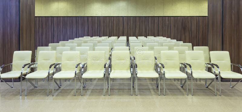 Interior of audience. Many chairs in conference room royalty free stock photos Interior of audience. Many chairs in conference room royalty free stock photos