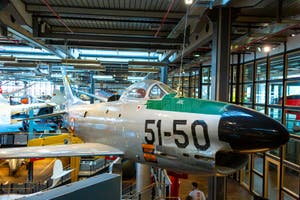 Interior Of The Aviation Museum In Berlin Exhibition Aircraft Of World 