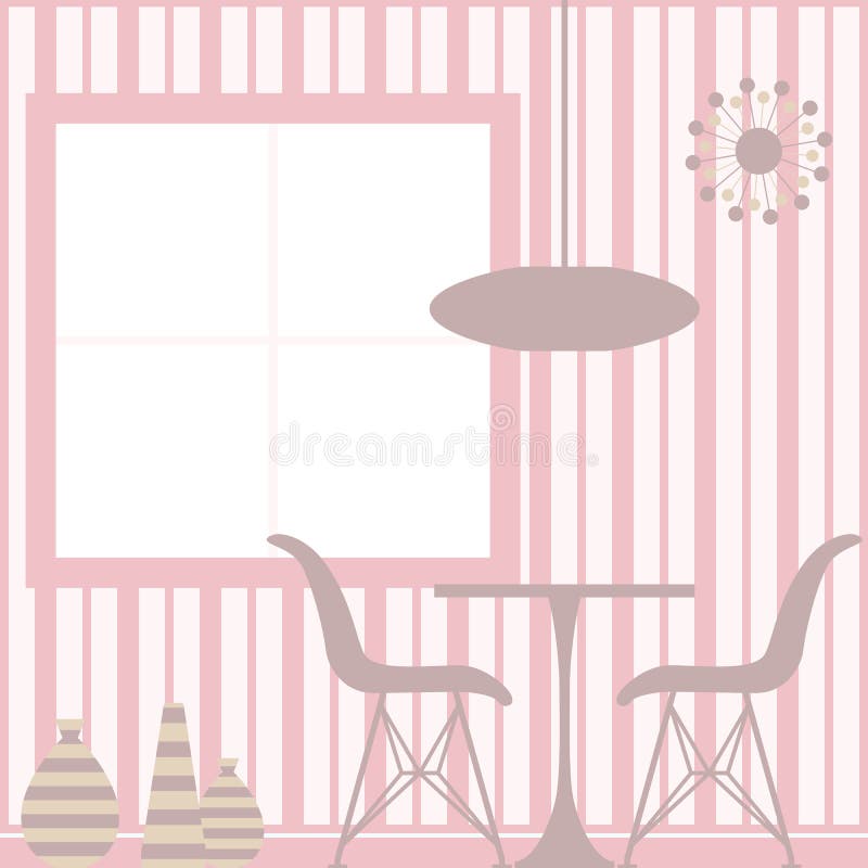 Interior background vector illustration