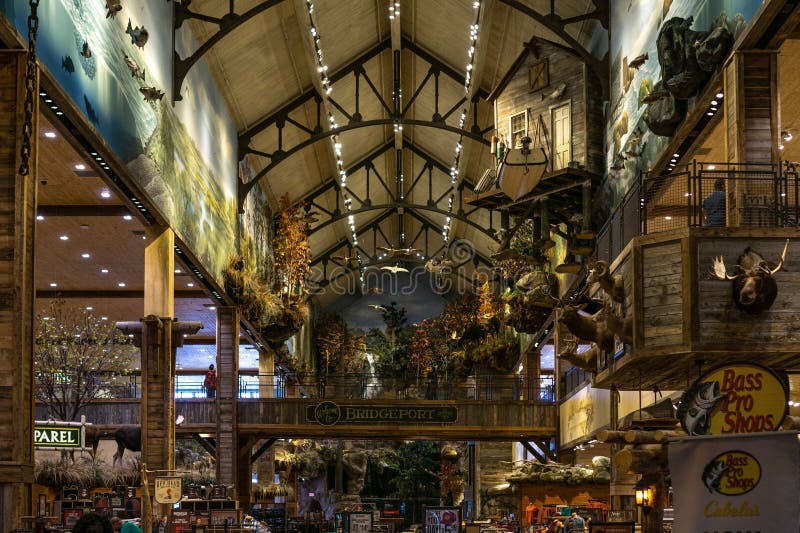 Interior of Bass Pro Shops, a Chain Known for Outdoor, Hunting and Fishing  Gear Editorial Stock Photo - Image of architecture, corporation: 271063868