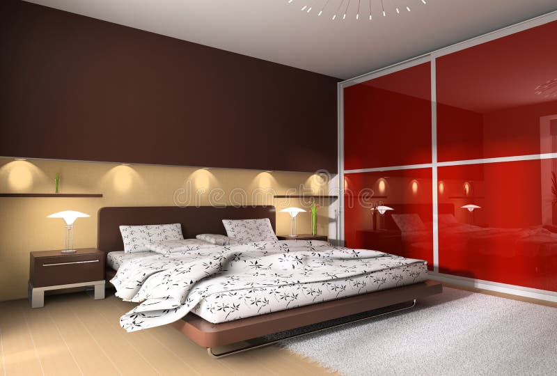 Interior of a bedroom