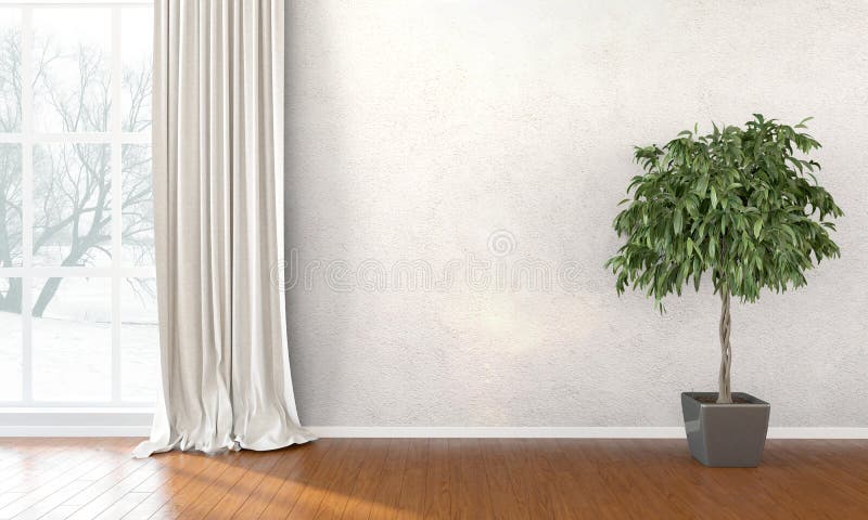 Interior brillante vacío 3d rinden libre illustration Interior brillante vacío 3d rinden libre illustration