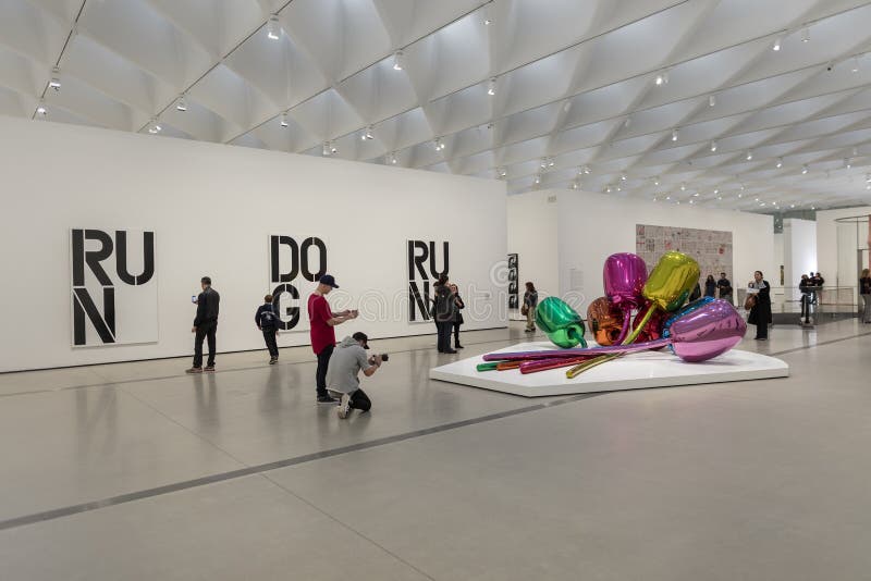 Interior of the Broad Contemporary Art Museum Editorial Photography ...