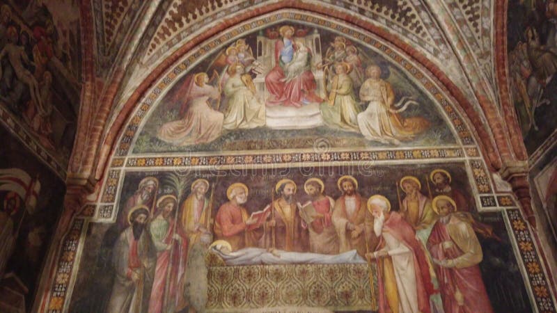 Interior of the Chapel of Santa Caterina, Castell Arquato, Italy