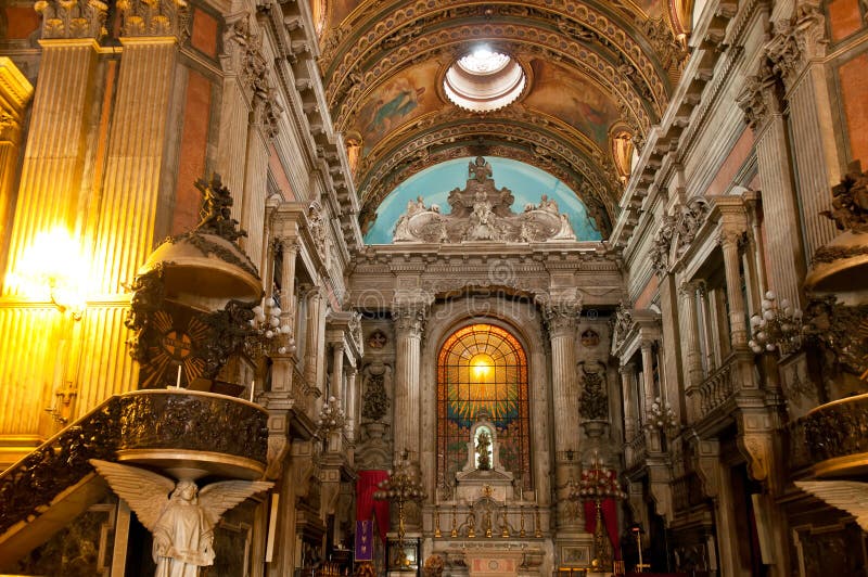 Church Nossa Senhora Da Candelaria in Rio De Janeiro Stock Image - Image of janeiro, interior: 29966877 Church Nossa Senhora Da Candelaria in Rio De Janeiro Stock Image - Image of janeiro, interior: 29966877