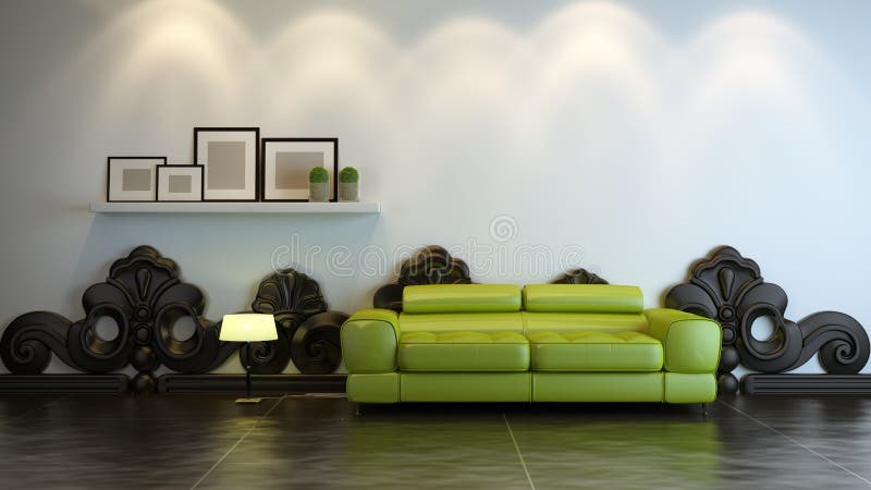 Interior composition vector illustration