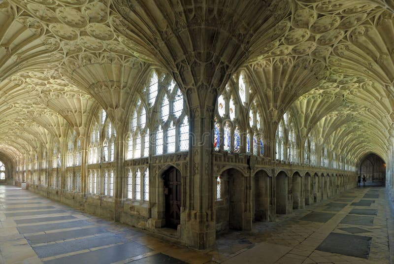 Catedral De Gloucester Interior E Lugar Antigos Do Filme De Harry