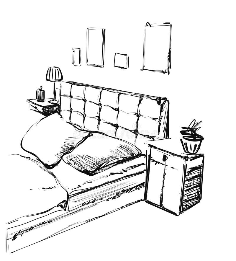 How to Draw a Bed  Design School