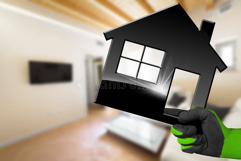 Interior Design Concept - Model House stock image Interior Design Concept - Model House stock image