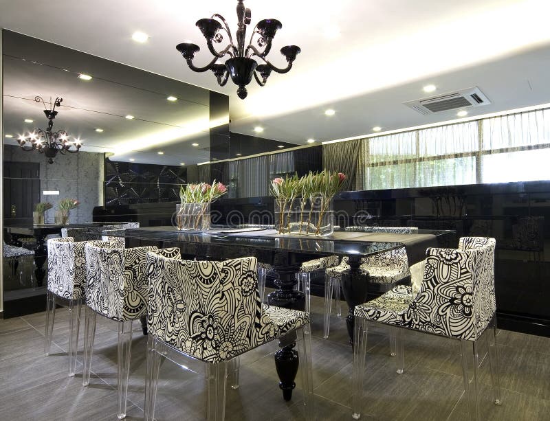 Interior design - dining stock photo. Image of table, floor - 2382068