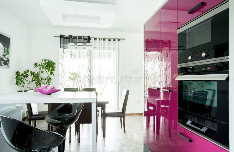 Interior design of kitchen royalty free stock images Interior design of kitchen royalty free stock images