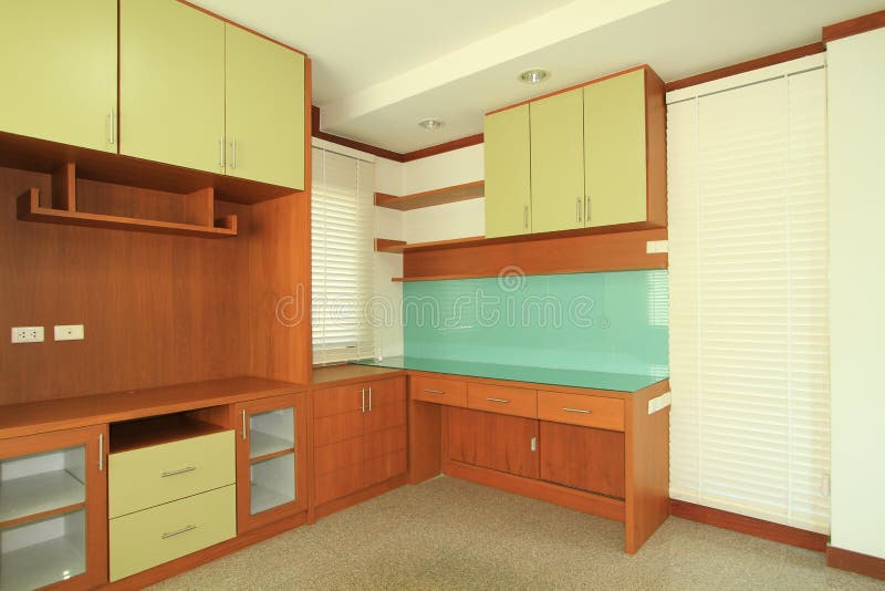 Interior design of living room stock photos