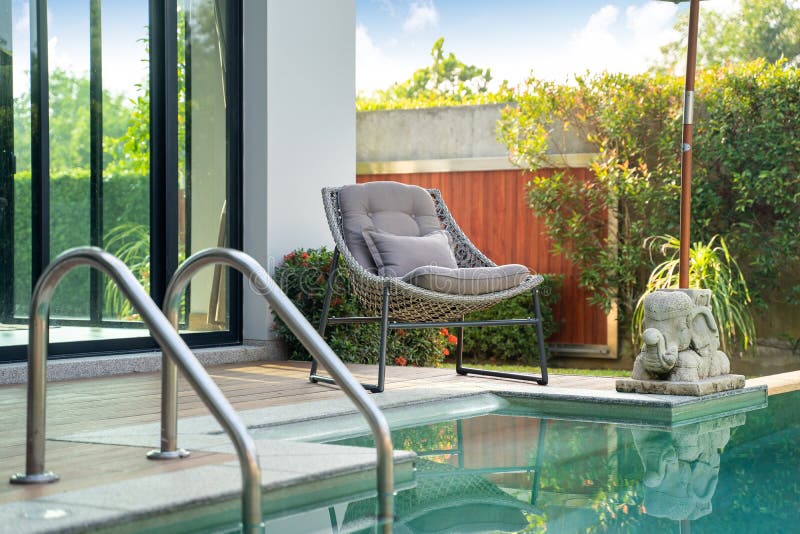 Interior Design in Living Room with Table and Desk Stock Photo Image