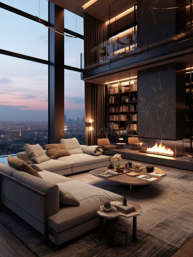 Image showcasing Design‐Driven Two‐Story Penthouse Living - JamesEdition