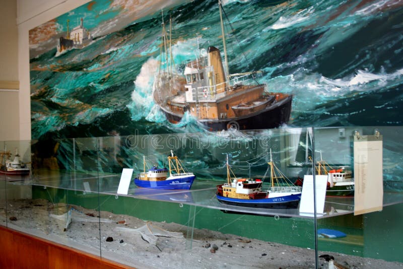 Interior do museu de Urk na antiga câmara municipal fotos de stock