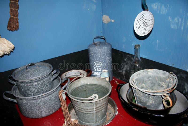 Interior do museu de Urk na antiga câmara municipal imagens de stock royalty free