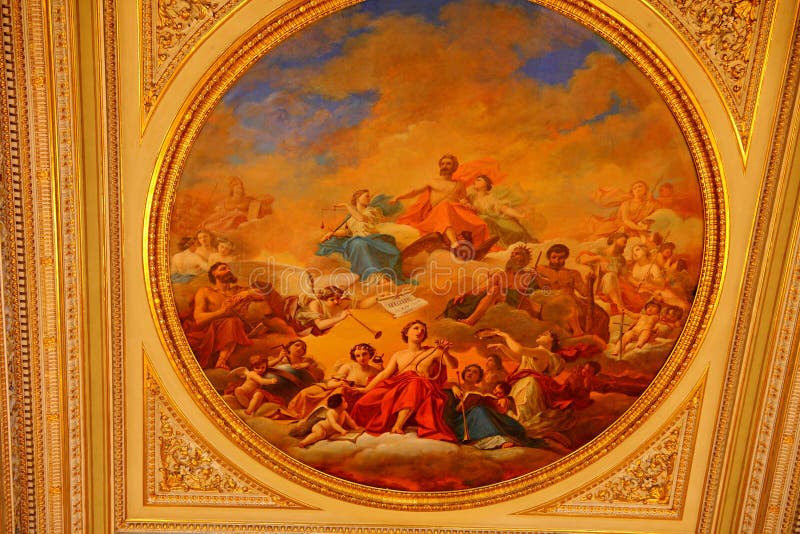 Interior do palácio do inverno do eremitério do estado fotos de stock