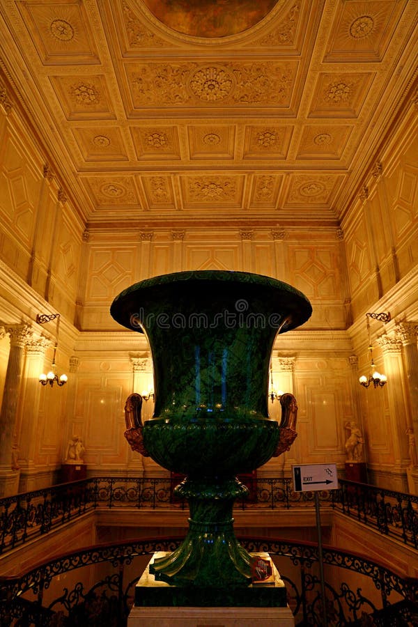 Interior do palácio do inverno do eremitério do estado imagem de stock royalty free