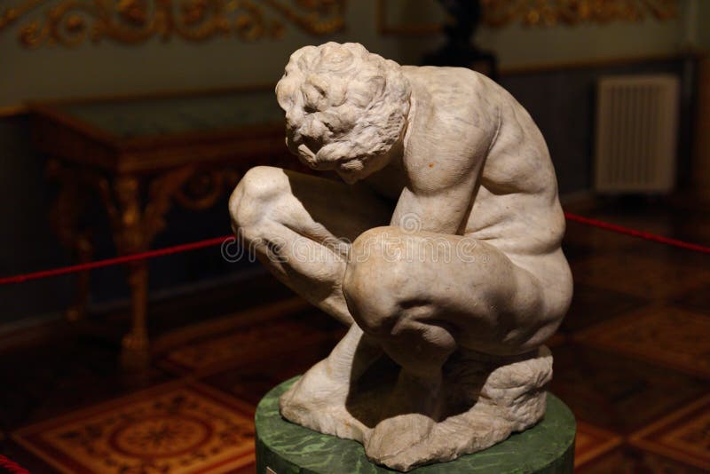 Interior do palácio do inverno do eremitério do estado fotografia de stock