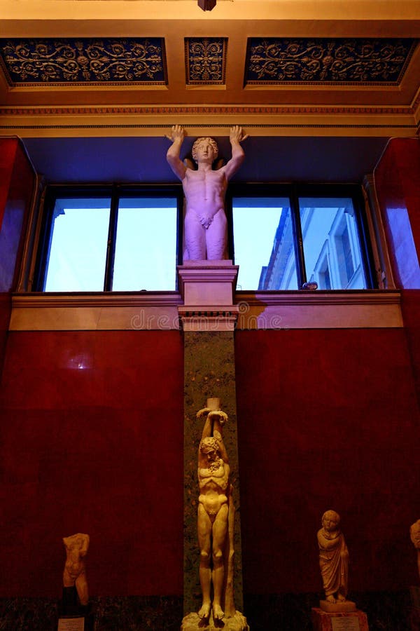 Interior do palácio do inverno do eremitério do estado fotos de stock