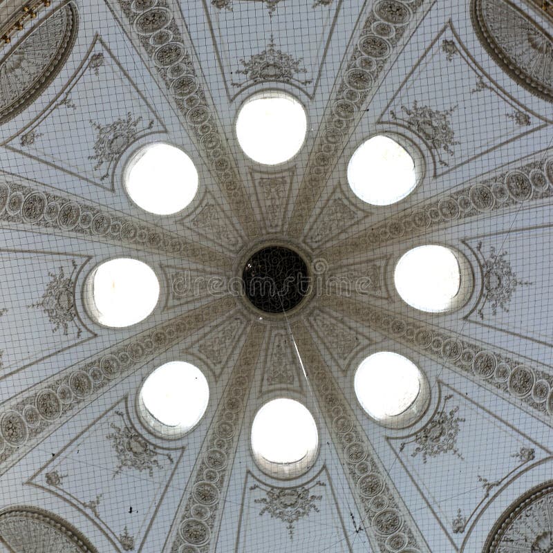 Interior of Dome stock image. Image of ceiling, light 134282107