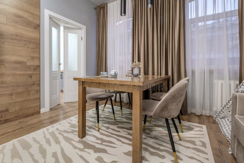 Interior of Expensive Living Room in Studio Apartments or Flat with Sofa Stock Image Image of