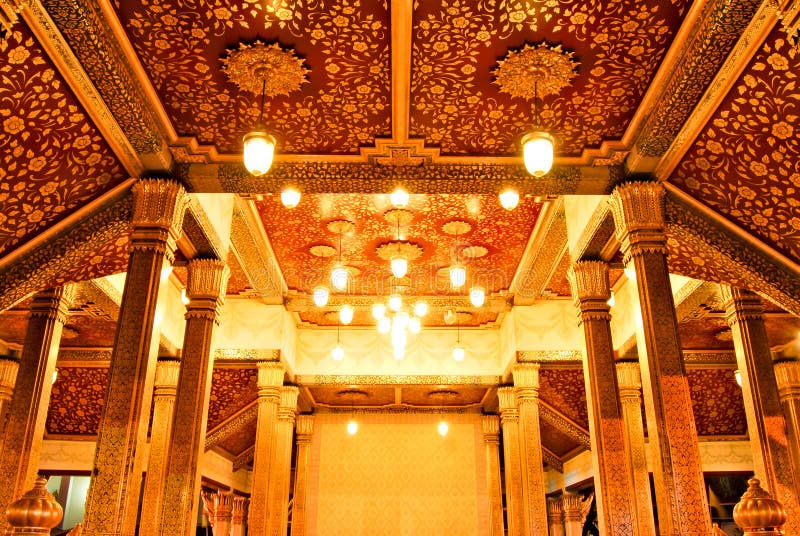 Interior of Golden Buddha temple