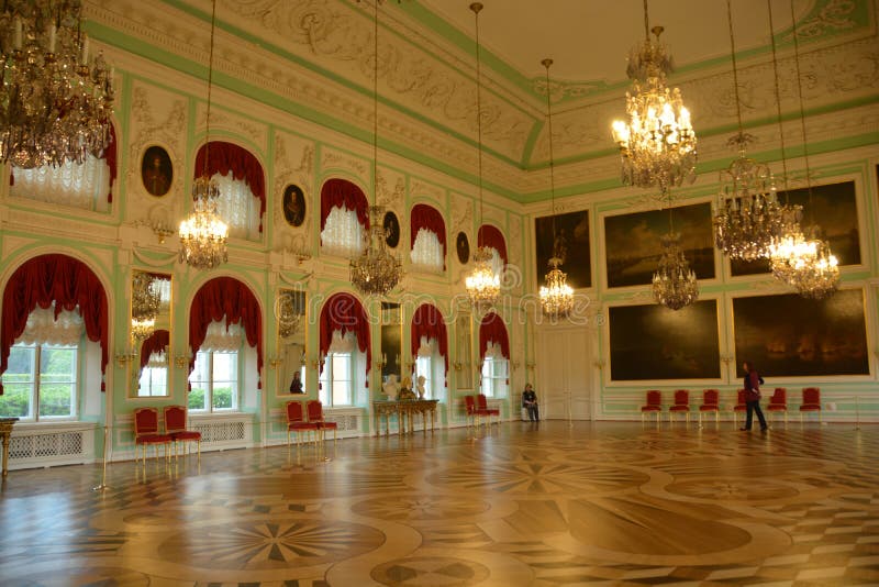 Interior of Grand palace in Peterhof