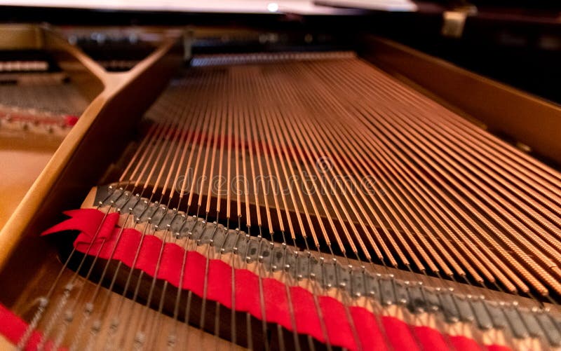 Inside Baby Grand Piano stock photo. Image of music, sound - 3905650