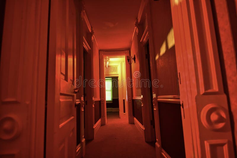 Interior Hallway of the Blair House in Washington Iowa during a