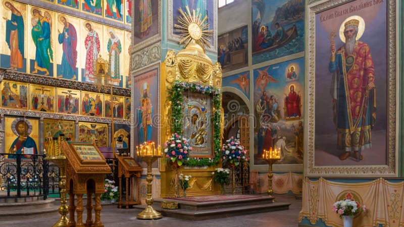 He interior of the Iberian cathedral