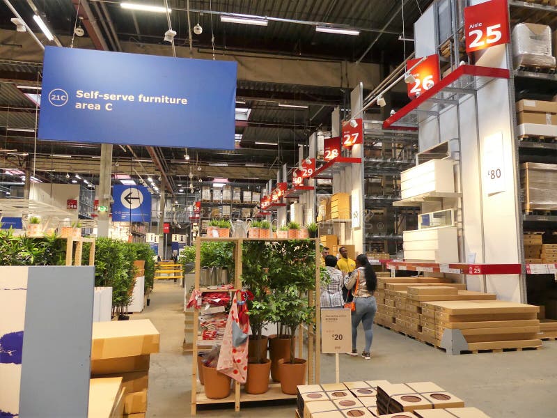 Interior Of Ikea Retail Store Editorial Stock Photo Image Of