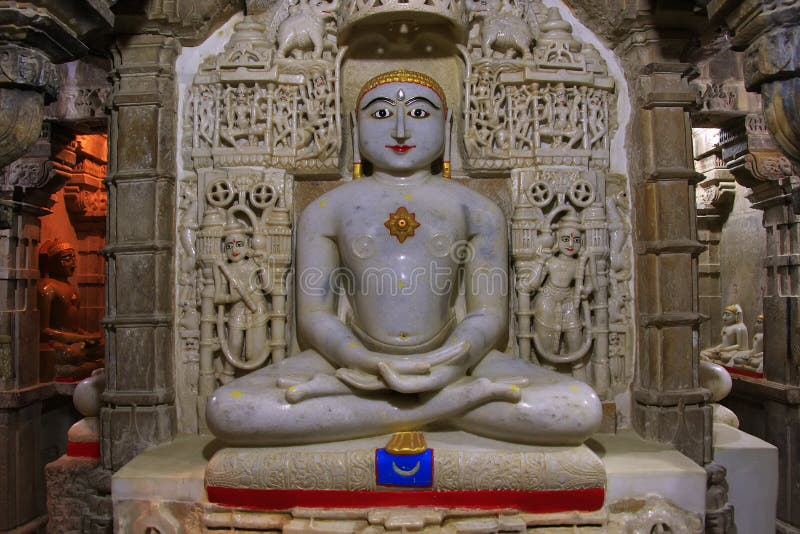 Interior of Jain temple, Jaisalmer, India