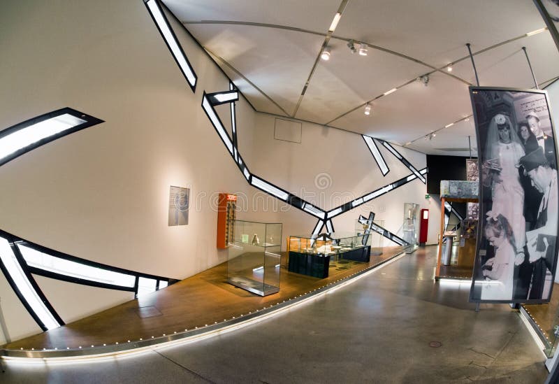 Interior Of Jewish Museum In Berlin Editorial Photography
