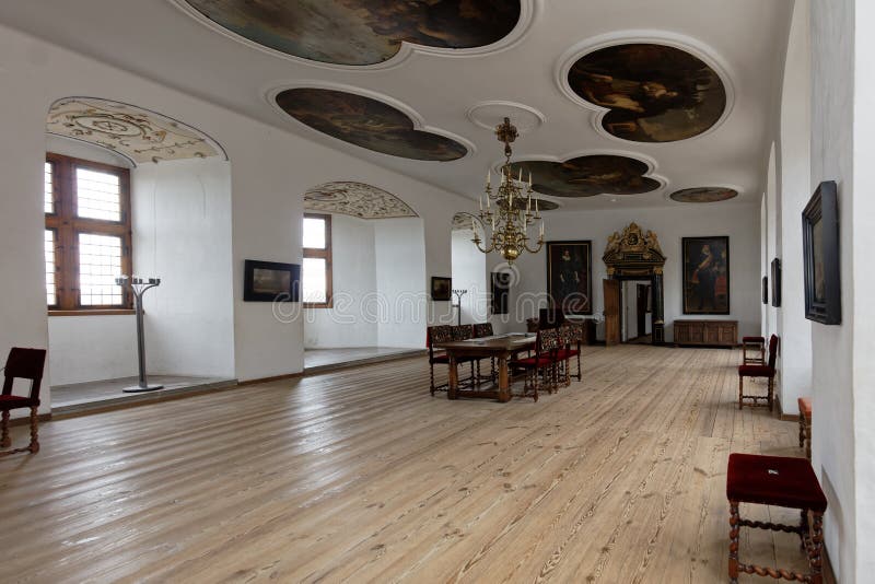 Interior of Kronborg Castle, Denmark royalty free stock photo Interior of Kronborg Castle, Denmark royalty free stock photo