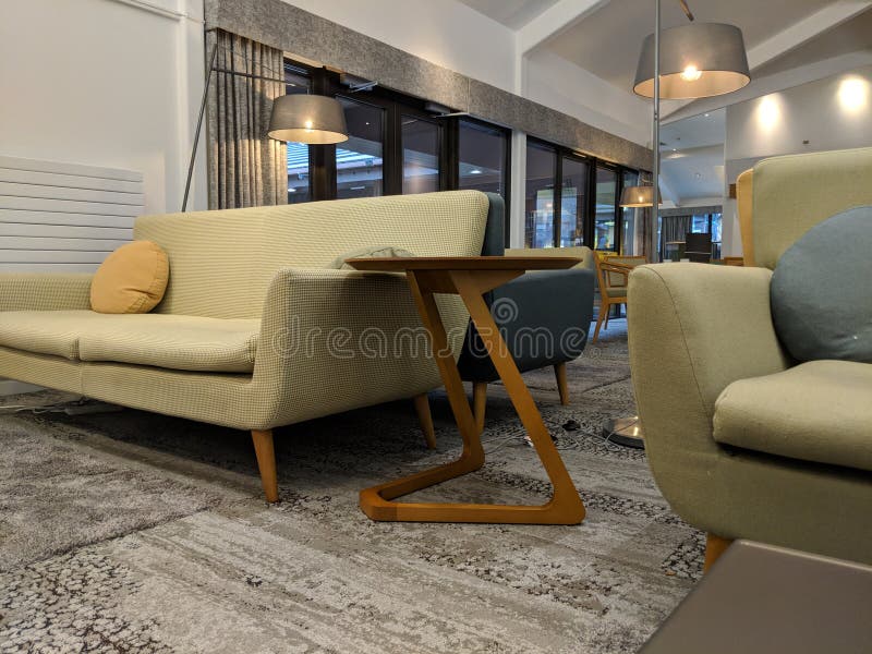 Interior, Lobby, Living Room, Sofa, Design, Interior Ideas, Stock Image